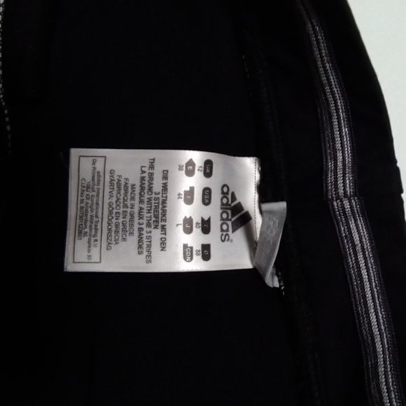 ADIDAS Climalite black bell bottom yoga pants - Picture 3 of 4